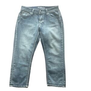 Love Indigo Blue Denim Capris